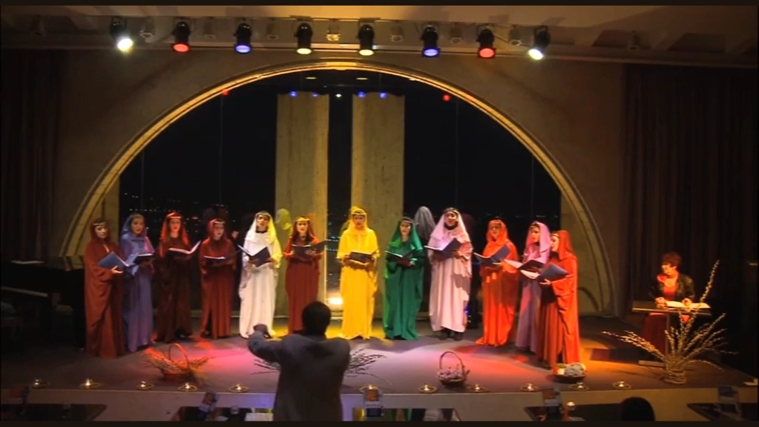 Holy Easter, the Choir of St. Mesrop Mashtots Church in Oshakan