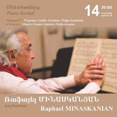 Raphael MINASKANIAN: Piano Recital