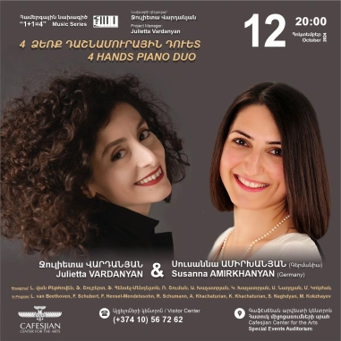 Julietta Vardanyan & Susanna Amirkhanyan (Germany): 4 Hands Piano Duo