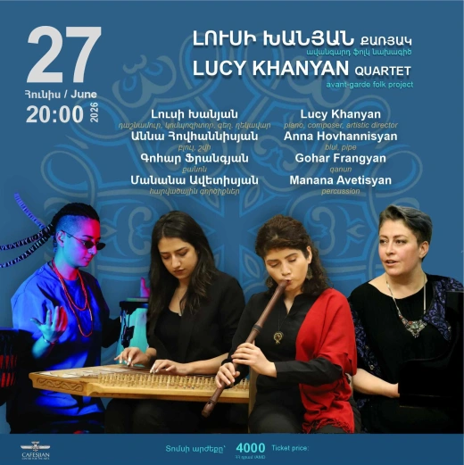 Lucy Khanyan Quartet: Avant-garde folk project
