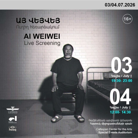 Ai Weiwei, live at the Cafesjian Center for the Arts