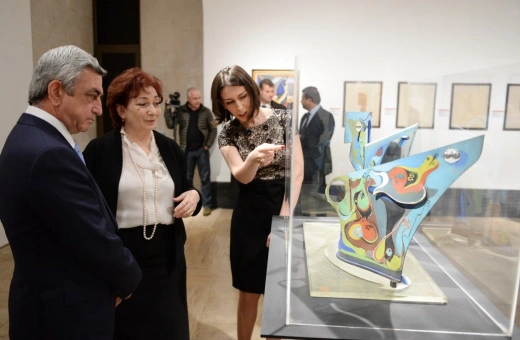 President of RA Serzh Sargsyan Visited the Cafesjian Center for the Arts