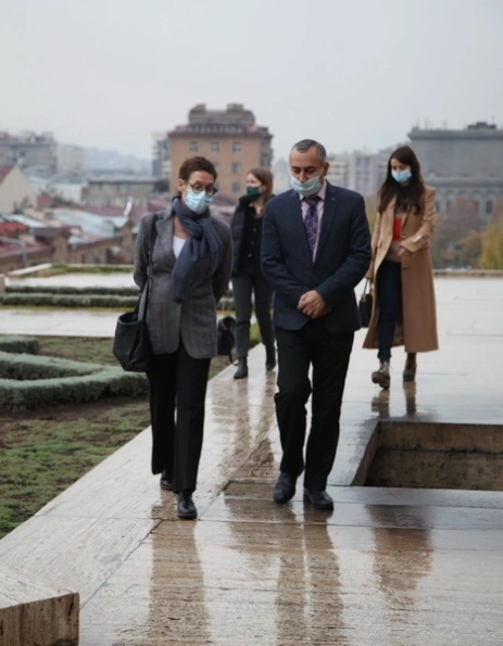 French Ambassador to Armenia, H.E. Ms. Anne Louyot's visit to CCA