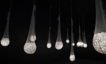 Diller Scofidio + Renfro, USA, "Lightsocks", 2009, Swarovski crystals, mesh sack, Cafesjian Art Trust