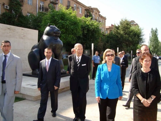 US Secretary of State Extends her Gratitude to the Cafesjian Center for the Arts