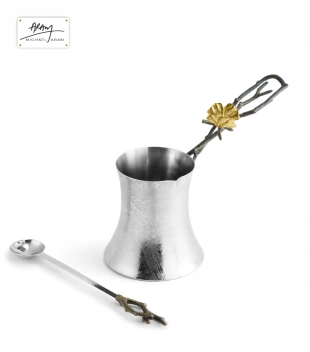 Butterfly Ginkgo coffee pot with spoon
