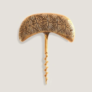 Bronze wine opener