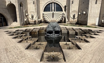 David Breuer-Weil (b. 1965), Great Britain, "The Visitor", 2011, bronze, Cafesjian Art Trust