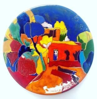 Small clay plate